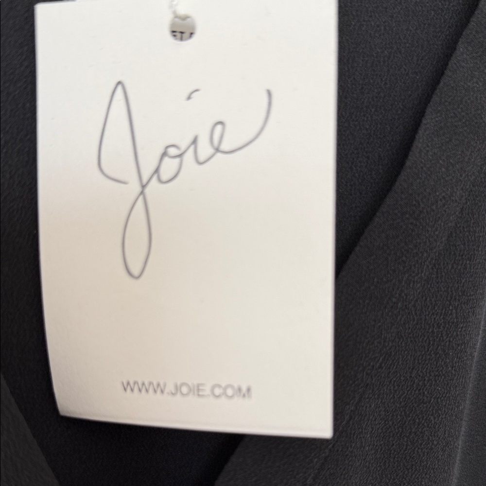 Joie Classic Black Silk Blouse - Large - Picture 2 of 4